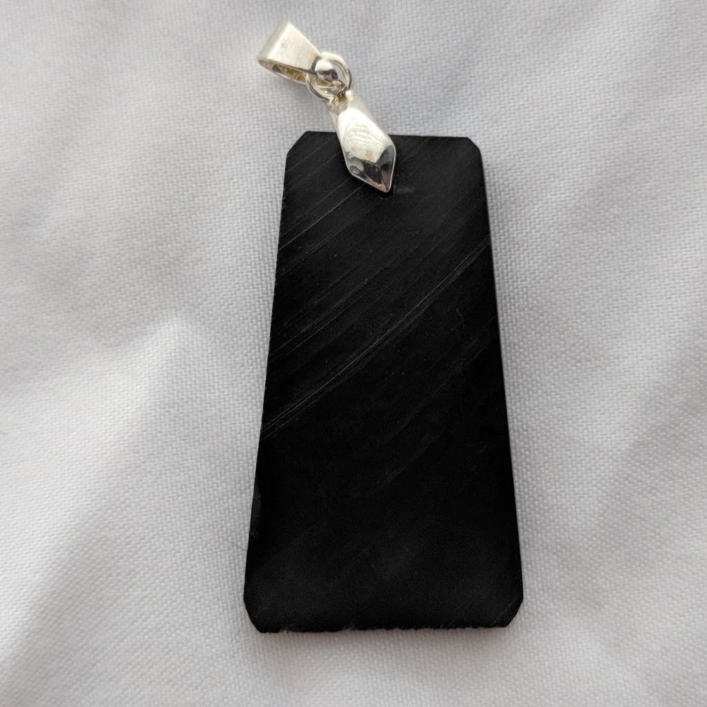 artisan handmade African walnut pendant dark brown